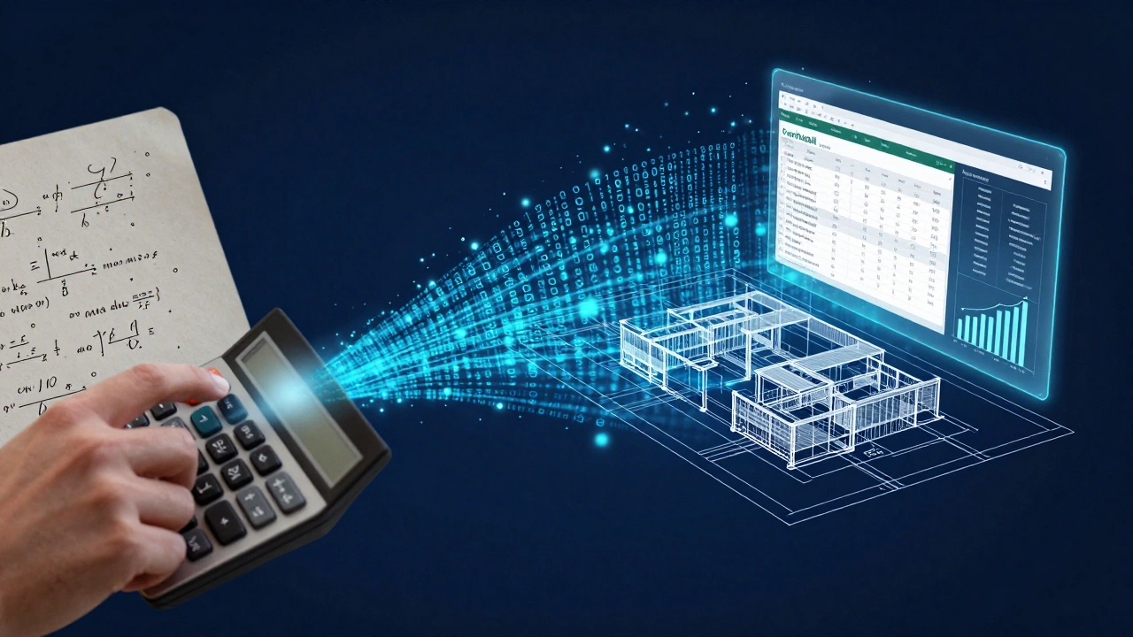 Conceptual transition from manual math to digital business modeling