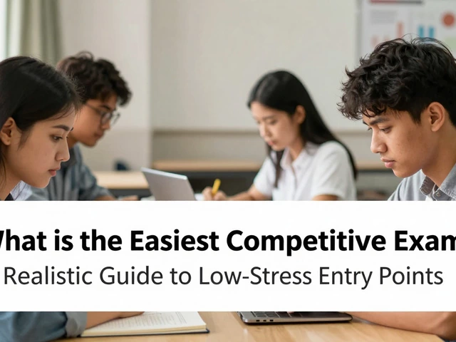 What is the Easiest Competitive Exam? A Realistic Guide to Low-Stress Entry Points