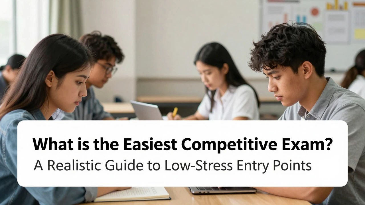 What is the Easiest Competitive Exam? A Realistic Guide to Low-Stress Entry Points
