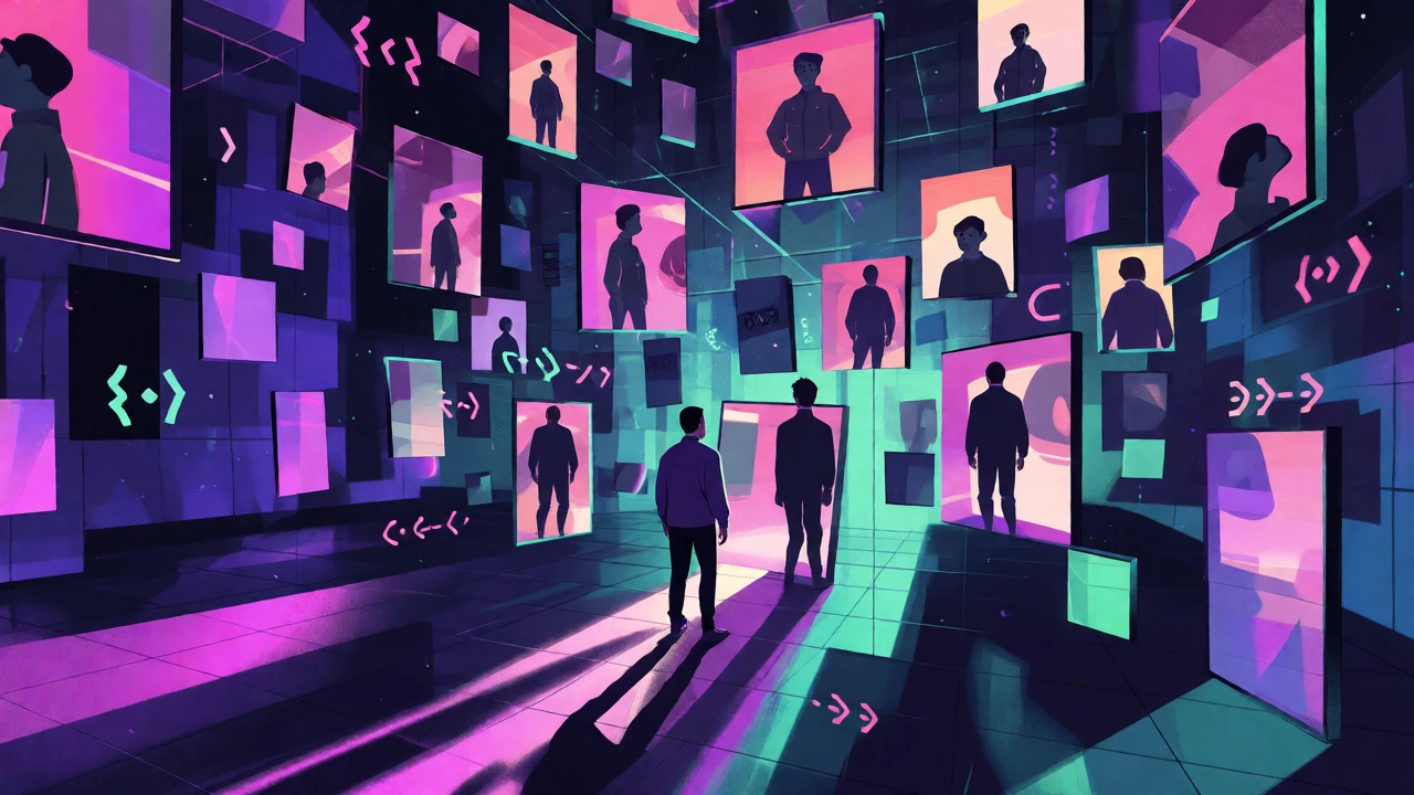 Abstract visualization of debugging as a confusing maze of mirrors